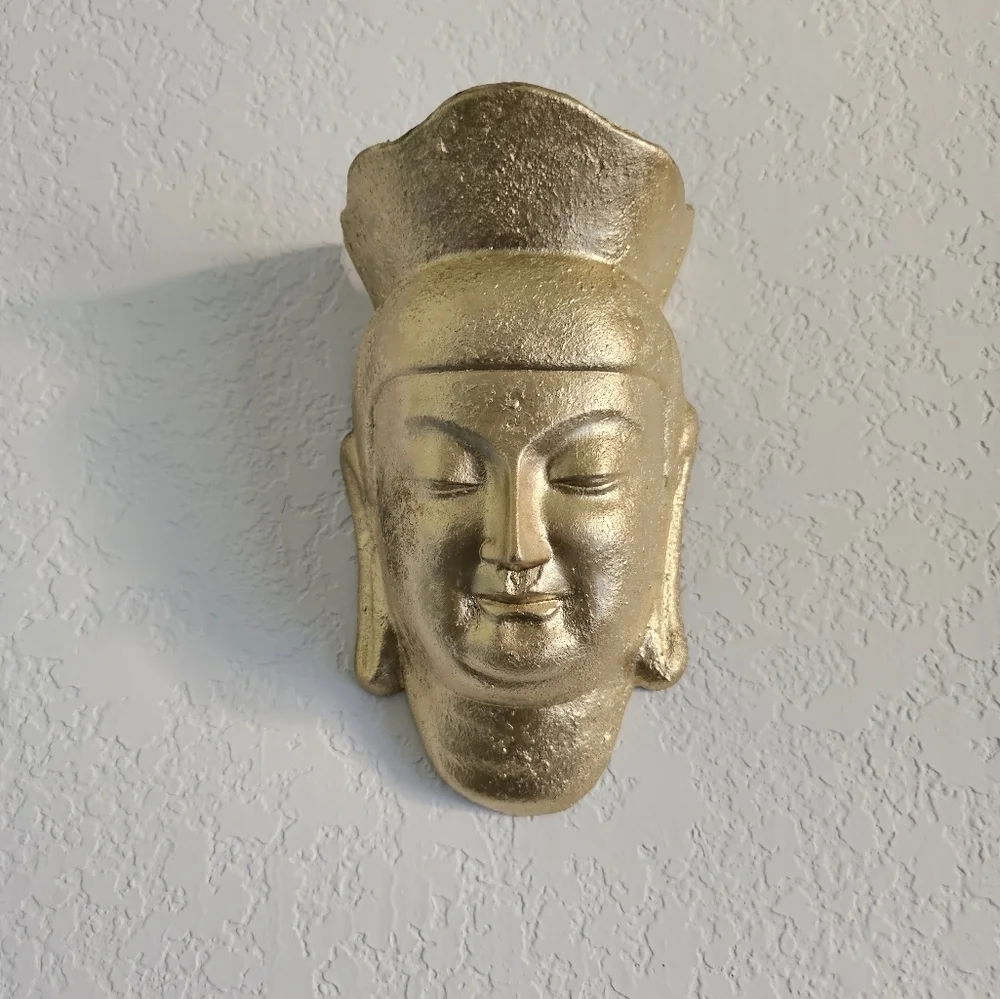 Golden Metal Budda Mask
